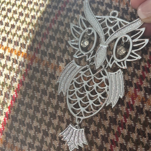 Silver Owl Pendant Avon - Picture 4 of 6